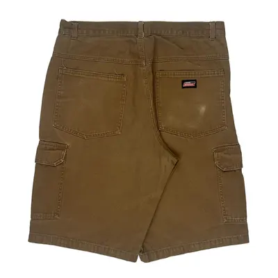 Dickies Cargo Shorts - 37W 13L Brown Cotton | Size: 37″ waist