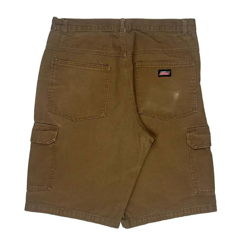 Dickies Cargo Shorts - 37W 13L Brown Cotton | Size: 37″ waist