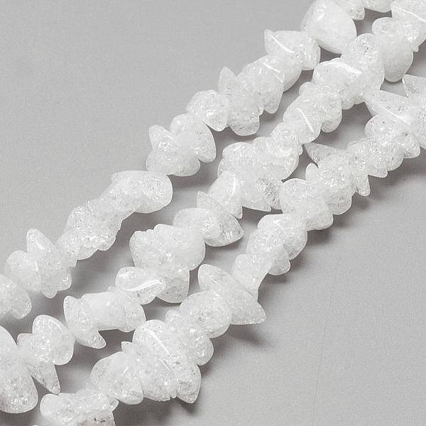 Natural Crackle Quartz Crystal Beads Strands