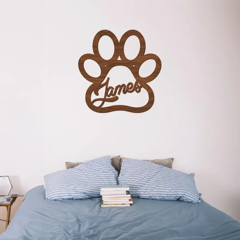 Pet Wood Name Sign