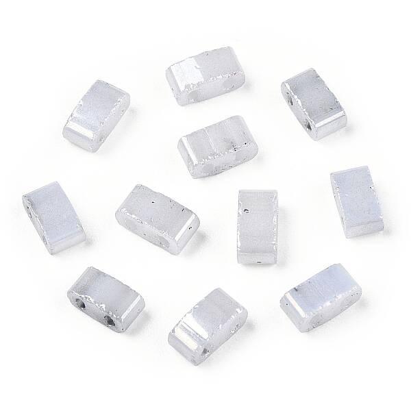 2-Hole Opaque Glass Seed Beads