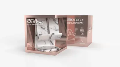 Ellielosangeles Misty Marble Acrylic Phone Stand