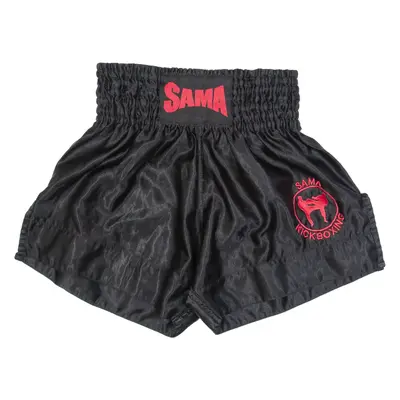 SAMA Kickboxing Mens Sports Shorts Black Relaxed S W24