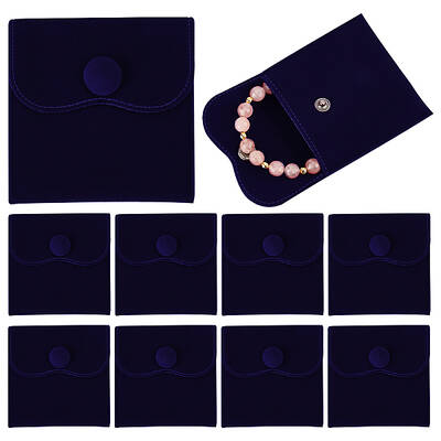 10Pcs Velvet Jewelry Pouches