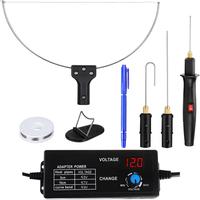 4 in 1 Foam Cutter Set With Digital Voltage Controller, GOCHANGE Electric Cutting Machine Pen Tools Kit, 100-240V /18W Styrof...