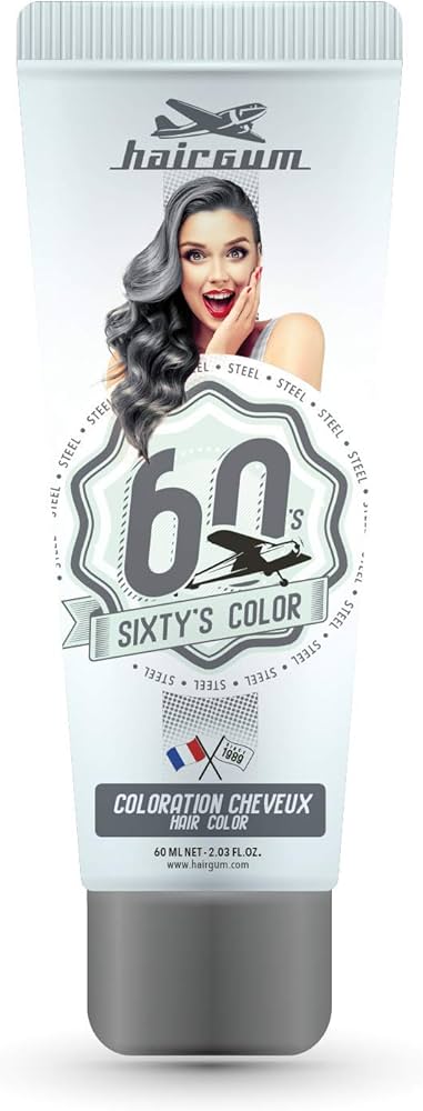 Hairgum Sixty's Color Tinta per capelli Steel
