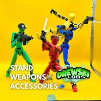Drewski Labs 3D Printed Dummy 13 Action Figure Posable with Articulation Perfect Gift for Children Teens and Adults Stopmotio...