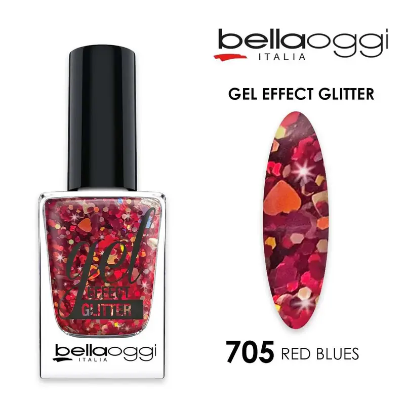 Gel effect keratin gel effect nail polish with keratin 705