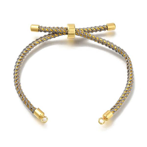 Braided Cotton Cord Slider Bracelet Making