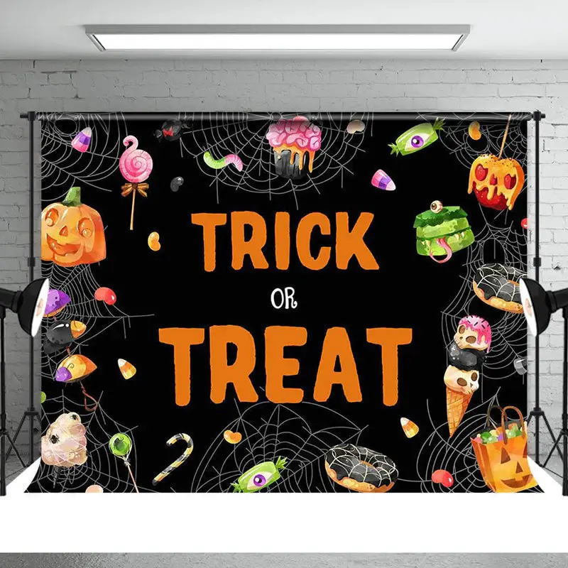 Trick or Treat Halloween Photoshoot Backdrop - Aperturee