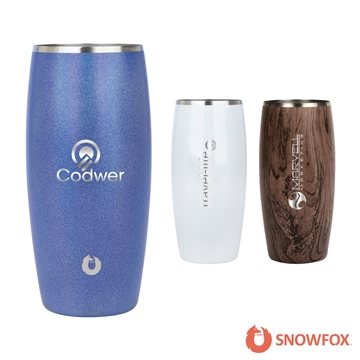 12 Promotional Snowfox 18 oz Shimmer Series Vacuum Insulated Beer ...