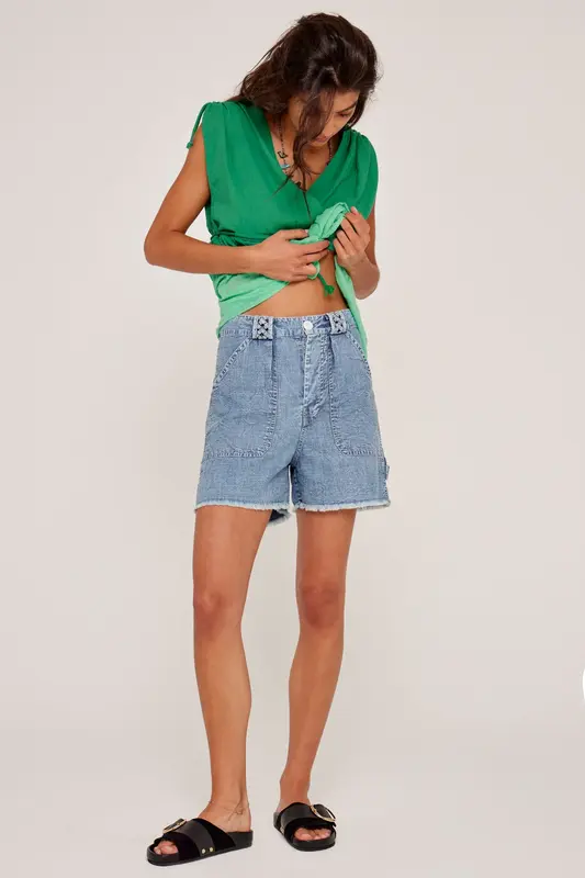 Denim Shorts Roxy Bleu | Color: BLEU | Size: FR-36