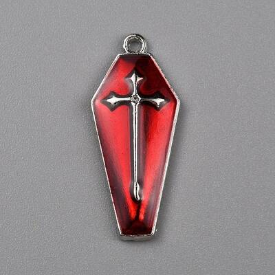 Halloween Theme Alloy Enamel Pendants