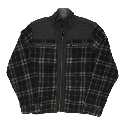 Calvin Klein Checked Fleece - XL Black Polyester