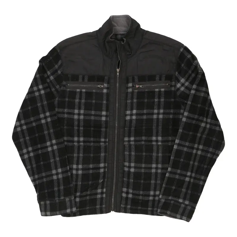 Calvin Klein Checked Fleece - XL Black Polyester