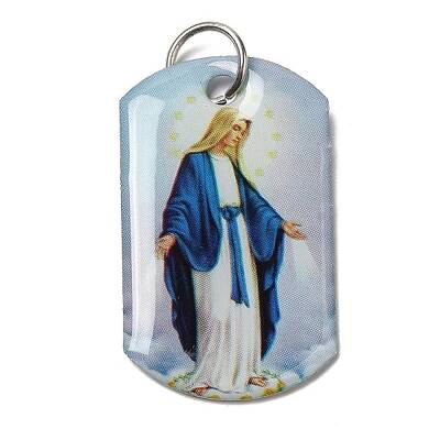 Rectangle Epoxy Resin Pendants