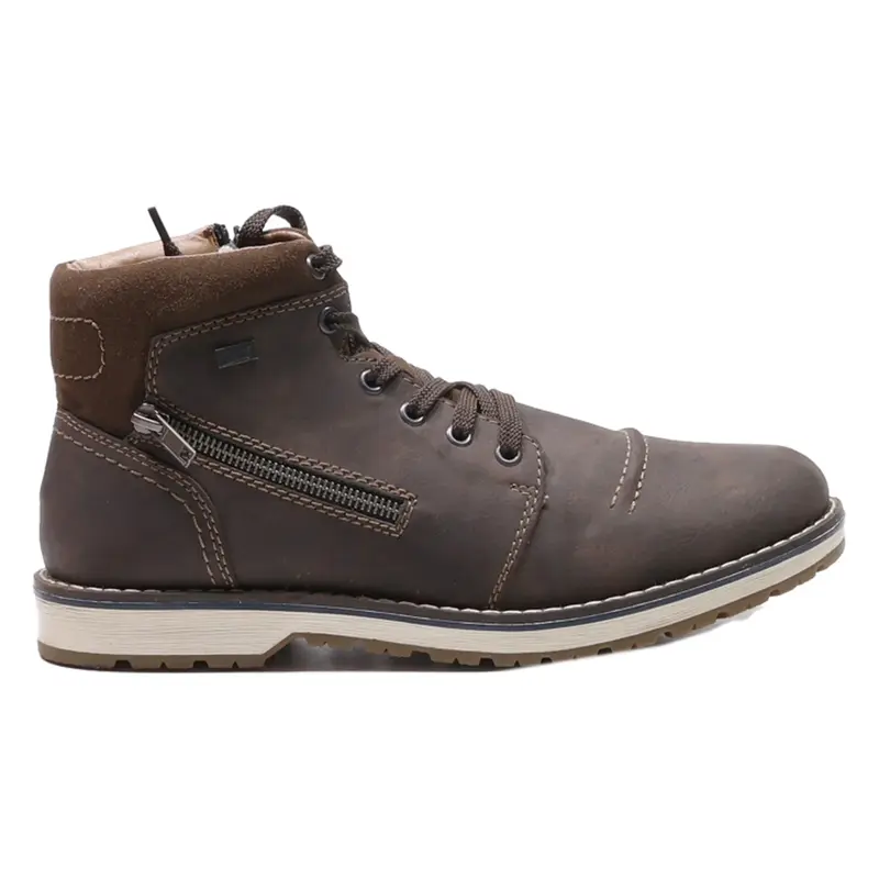 RIEKER Chukka Boots Brown Synthetic Mens UK 8