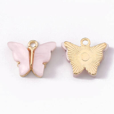 Alloy Acrylic Pendants