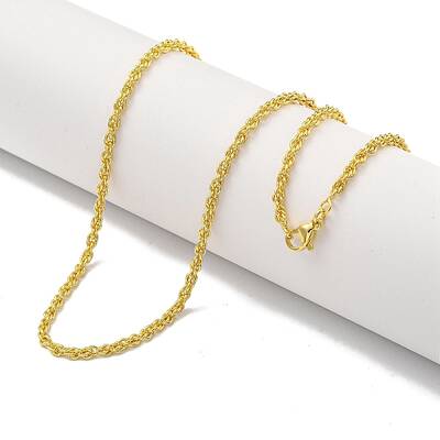 Brass Wheat Chain Necklaces for Women