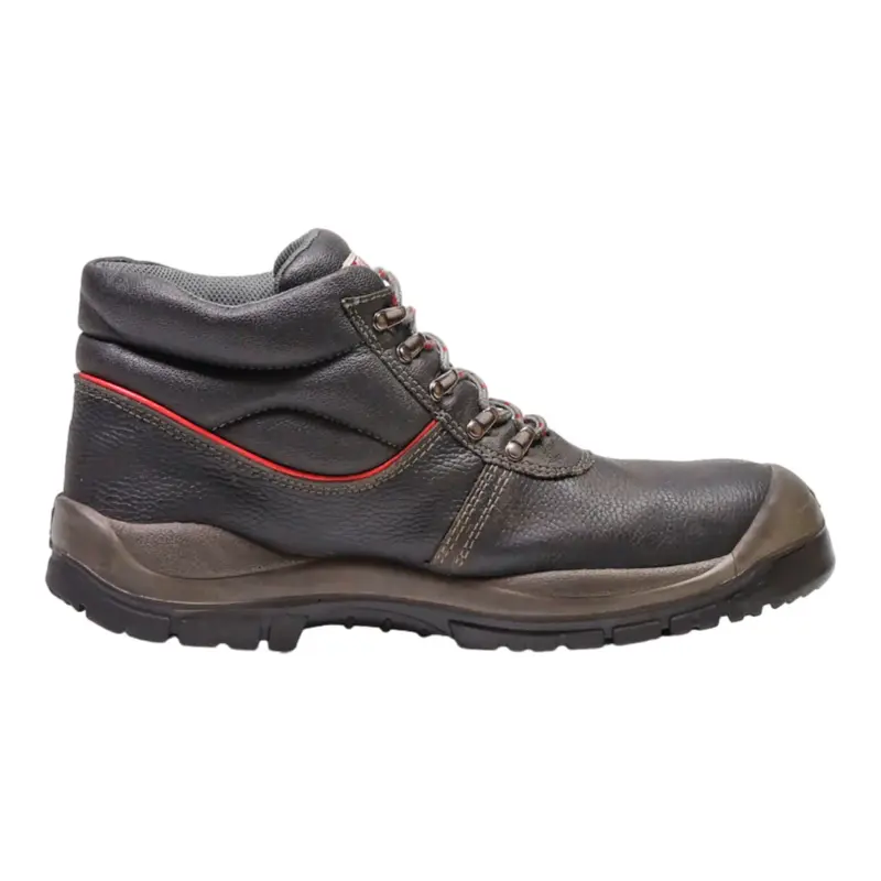 LNITRAS Safety Boots Black Leather Mens UK 10.5