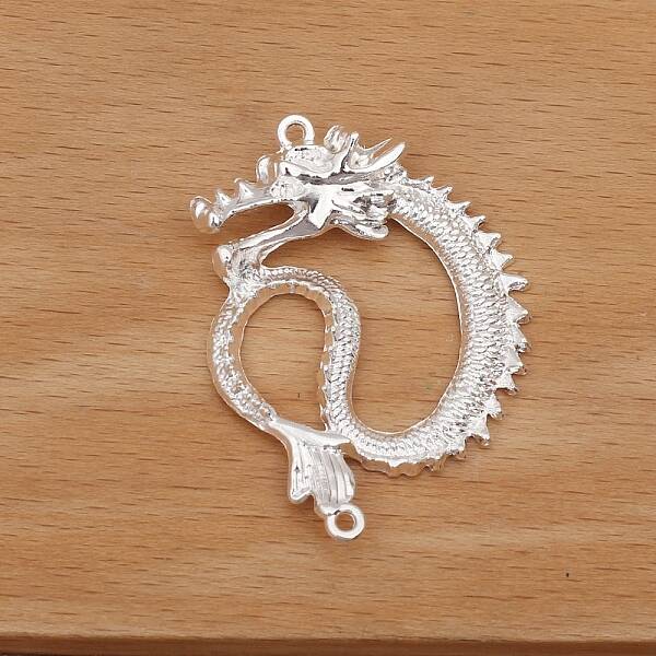 Alloy Dragon Connector Charms for DIY jewelry accessories