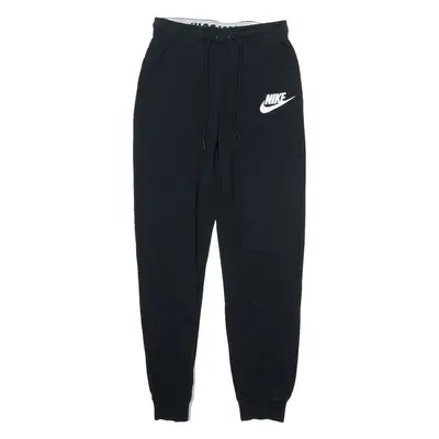 NIKE Mens Joggers Black Tapered S W26 L29