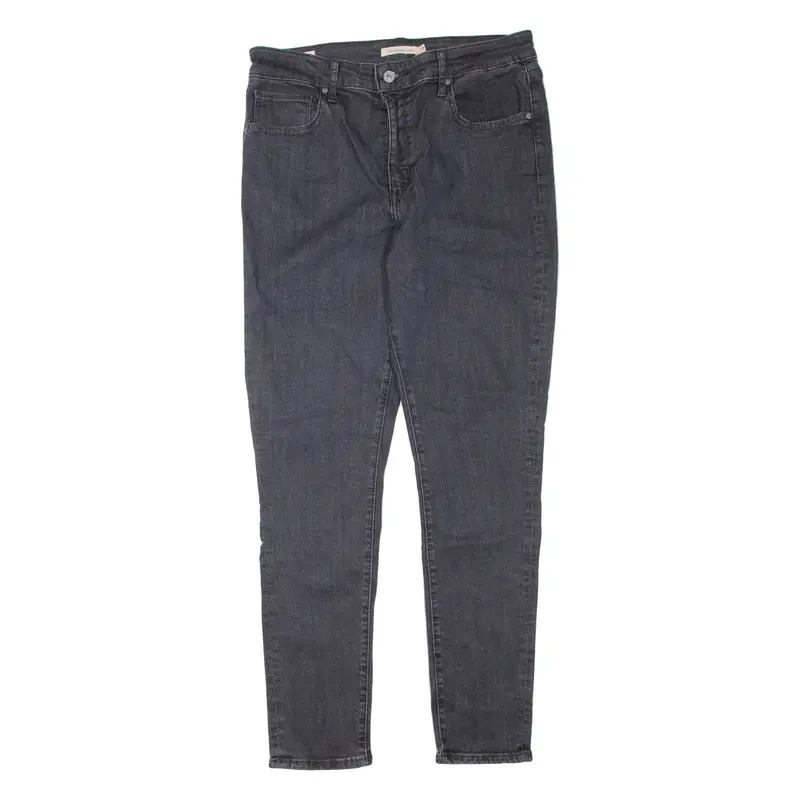 LEVI'S 721 High Rise Womens Jeans Grey Regular Skinny W32 L30
