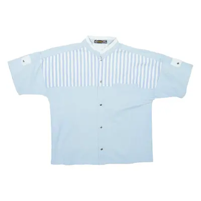 Mens Shirt Blue Striped S
