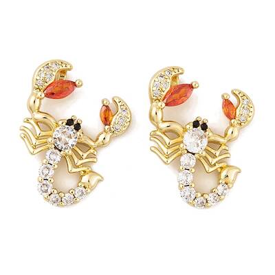 Brass Micro Pave Cubic Zirconia Pendants