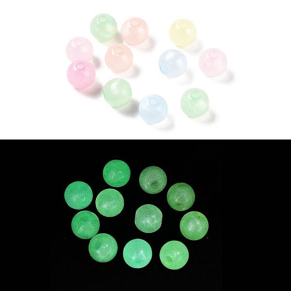 Plating Opaque Acrylic Beads