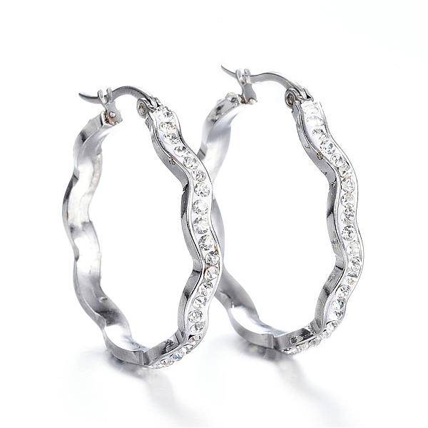 304 Stainless Steel Hoop Earrings