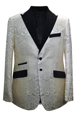 Paisley-400 Ivory - Mens Wholesale Blazers