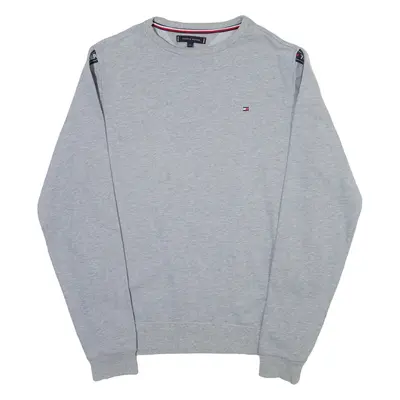 TOMMY HILFIGER Mens Sweatshirt Grey Crew Neck M