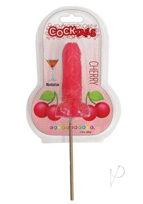 Cocktails 3d Lollipops Cherry