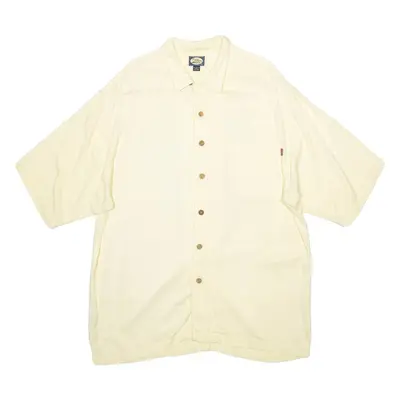 TOMMY BAHAMA Mens Plain Shirt Yellow L