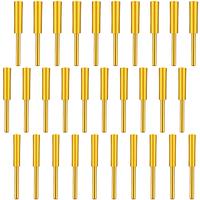 GOSMACK 60Count Diamond Chainsaw Sharpener High Hardness Plated Burr Stone File with 3 Different Sizes 4.0mm 4.8mm 5.5mm Endu...