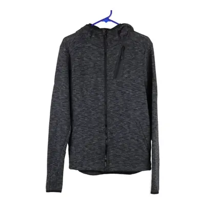 Champion Hoodie - Small Grey Cotton Blend