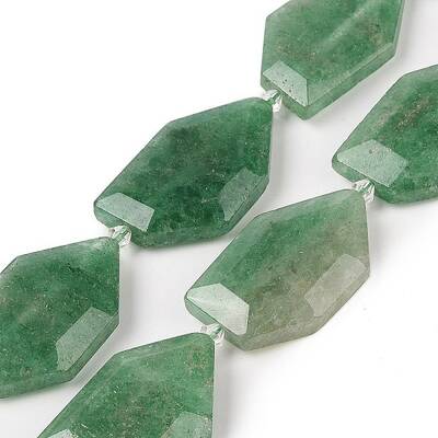 Natural Green Strawberry Quartz Beads Strands