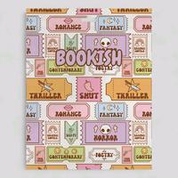 Pick Your Genre - Bookish Bundle - includes tote bag, makeup pouch, sticker pack, keychain - add a bookshelf sign - fantasy, ...