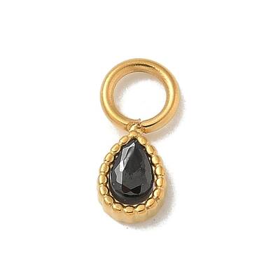 Ion Plating(IP) 304 Stainless Steel with Rhinestone Charms