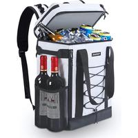 Cooler Backpack, 36 Cans Multifunctional Leakproof Cooler Backpack with Padded Top Handle, Mesh Pocket for Camping BBQ Lunch ...