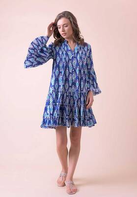 Dress An807 Gretchen Dress Farsi-Blue | Color: FARSI BLUE | Size: XS