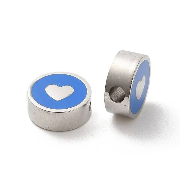 304 Stainless Steel Enamel Beads