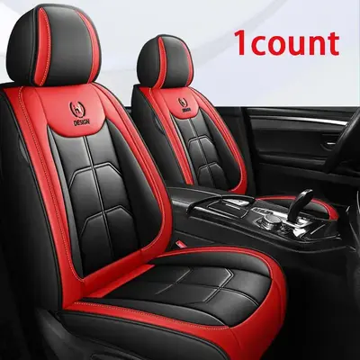 Car Seat Cover, 1 Count PU Leather Car Seat Protector, Car Interior Decoration Seat Cover for Sedan SUV Truck and Truck