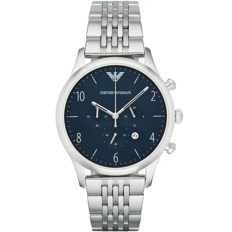 Emporio Armani AR1942 Blue Dial Chronograph Men's Watch