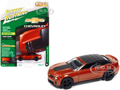2013 Chevrolet Camaro ZL1 Convertible (Top Up) Inferno Orange Metallic with Black Top \