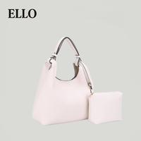 Women’s Vegan Leather Hobo Shoulder – Minimalist Large Tote for Work, Travel & Everyday Use with Zipper Pouch