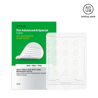 [Anua Official Shop] Triple Acid Spot Care Microdart Patch (12EA) ｜spot care, AHA, BHA, PHA, Centella, Hydrocolloid Patch, ...