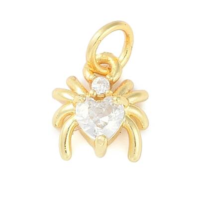 Brass Micro Pave Cubic Zirconia Pendants
