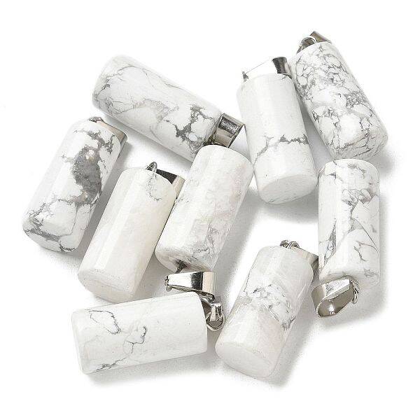 Natural Howlite Pendants
